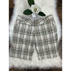 Hurley Womens/Juniors Plaid Bermuda Shorts Size 9